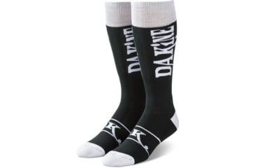 Image of Dakine Freeride Sock - Mens, Black / White, Medium/Large, 10002137-W-91M-M/L