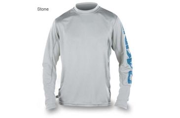 Image of Dakine Fulcrum Crew Long Sleeve - Men's-Stone Small