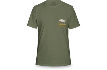 Image of Dakine Full Boar T-Shirt - Mens, Army, Small, 10002129-ARMY-91M-S