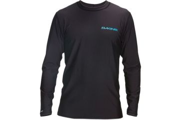 Image of Heavy Duty Long Sleeve Rashgaurd - Mens -Black-Large