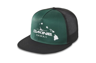 Image of Dakine Offshore Flat Bill Trucker Hat, University Green, One Size, D.100.8333.317.OS