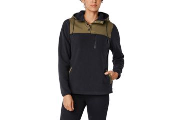 Image of Dakine Parker Fleece - Womens, Black / Dark Olive, L, 12556-BLIV-L