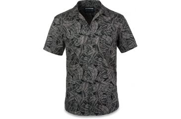 Image of Dakine Poipu S-S Woven, BLACK STENCIL PALM, M, 10001175-LKSTLM-M