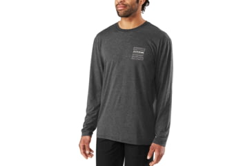 Image of Dakine R2R Long Sleeve Tech T-Shirt - Mens, Heather Black, Small, 10002083-HB-91M-S