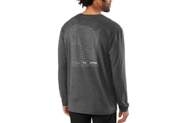 Image of Dakine R2R Long Sleeve Tech T-Shirt - Mens, Heather Black, Small, 10002083-HB-91M-S