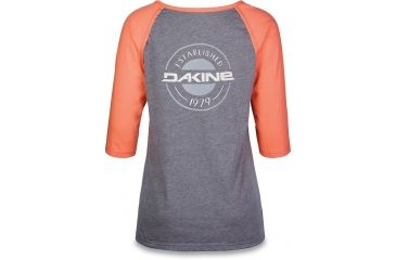 Image of Dakine Rikki 3-4 Baseball Tee, WATERMELON, XL, 10001628-TEMELO-XL