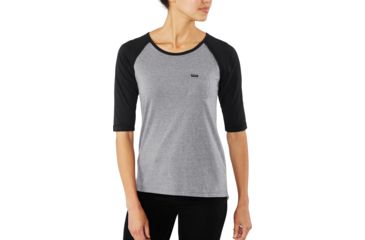 Image of Dakine Rikki 3/4 Baseball Tee - Womens, Black, Extra Large, 10001628-BLACK-91M-XL