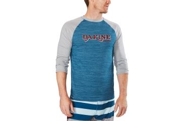 Image of Dakine Roots Raglan Loose Fit 3-4 Sleeve, RESIN HEATHER, S, 10001665-ESIET