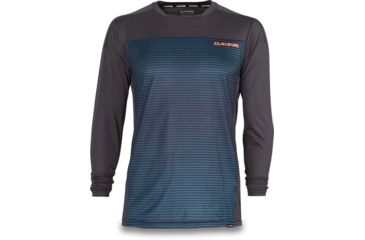 Image of Dakine Syncline Long Sleeve Jersey, Slate Blue Stripe, 2XL, 10002231-SLATEBLUST-XXL