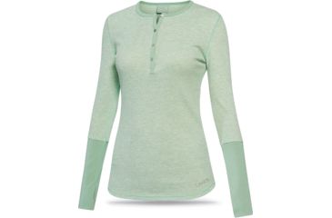 Image of Dakine Thermal Henley - Women's-Grayed Jade Heather-Medium