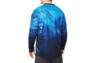 Image of Dakine Thrillium L-S Jersey, MIDNIGHT / BLUE ROCK, L, 10001705-MI/LUEK-L