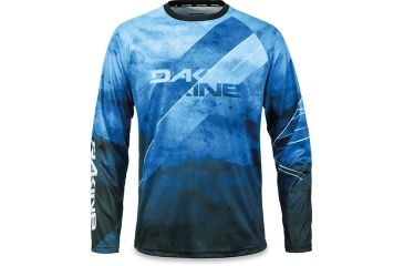 Image of Dakine Thrillium L-S Jersey, MIDNIGHT / BLUE ROCK, L, 10001705-MI/LUEK-L