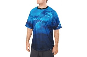 Image of Dakine Thrillium S-S Jersey, MIDNIGHT / BLUE ROCK, M, 10001706-MI/LUEK-M
