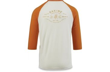 Image of Dakine Walker 3-4 Baseball Tee, DESERT SUN, XXL, 10001612-ESETSU-XXL
