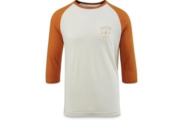 Image of Dakine Walker 3-4 Baseball Tee, DESERT SUN, XXL, 10001612-ESETSU-XXL