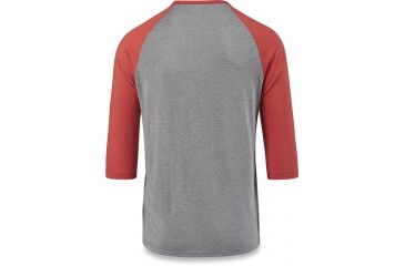 Image of Dakine Walker 3-4 Baseball Tee, INDIE RED, M, 10001612-IIEE-M