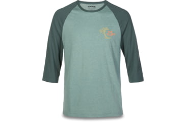 Image of Dakine Walker 3/4 Baseball Tee - Mens, Balsam Green, 2XL, 10001612-BG-91M-XXL