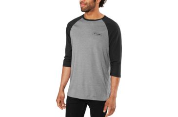 Image of Dakine Walker 3/4 Baseball Tee - Mens, Black, Large, 10001612-BLACK-91M-L