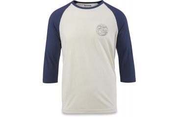 Image of Dakine Walker 3-4 Baseball Tee, WASHED INDIGO, XXL, 10001612-SEIO-XXL