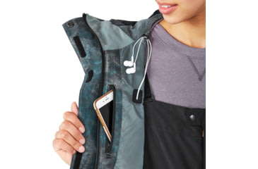 Image of Dakine Weatherby Jacket - Womens, Black / Madison, Extra Small, 10001340-BLK/M-81M-XS