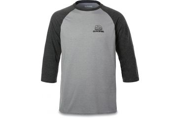 Image of Dakine Well Rounded 3-4 Raglan Tech T, HEATHER DARK GREY, L, 10001866--L