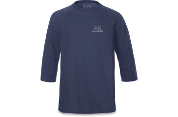 Image of Dakine Well Rounded 3-4 Raglan Tech T, HEATHER NAVY, M, 10001866-ETEV-M