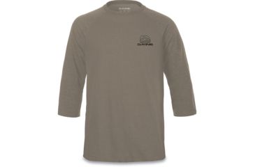 Image of Dakine Well Rounded 3/4 Raglan Tech T - Mens, Grit, Small, 10002342-GRIT-S