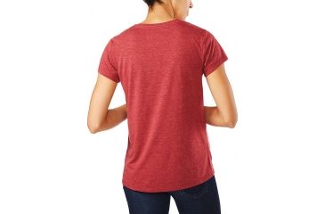 Image of Dakine WomenS Da Mtn S-S Tech T, HEATHER BURGUNDY, XS, 10001872-ETE-XS