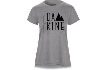 Image of Dakine WomenS Da Mtn S-S Tech T, HEATHER DARK GREY, XS, 10001872--XS