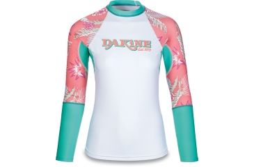 Image of Dakine WomenS Flow Print Snug Fit L-S, WAIKIKI, XS, 10001677-IKIKI-XS