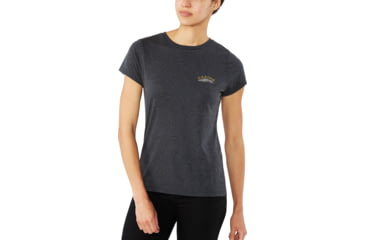 Image of Dakine Zigzag Short Sleeve Tech T-Shirt - Womens, Heather Black, Extra Small, 10002085-HB-91M-XS