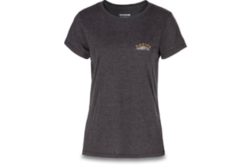 Image of Dakine Zigzag Short Sleeve Tech T-Shirt - Womens, Heather Black, Extra Small, 10002085-HB-91M-XS
