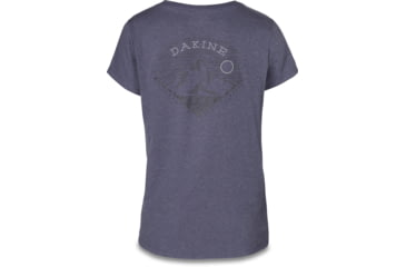 Image of Dakine Zigzag Short Sleeve Tech T-Shirt - Womens, Heather Navy, Extra Small, 10002085-HN-91M-XS