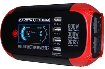 Image of Dakota Lithium Multi Function 300W Power Inverter DC 12V To 110V AC Converter, 300winverterdcac