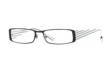 Image of Dakota Smith High Roller SEBM HIGH00 Progressive Prescription Eyeglasses - Domino SEBM HIGH005235 BK