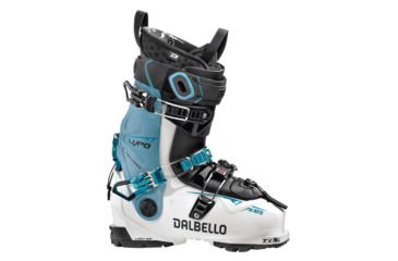 Image of Dalbello Lupo Ax 105 Ski Boots - Women's, White/Blue Cyan, 265 D1907006.00.265