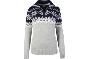 Image of Dale of Norway Myking Feminine Sweater - Women's-Navy/Off White-Small