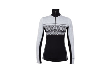 Image of Dale of Norway Rondane Sweater - Womens, Black / White, Medium, 92681-F-M