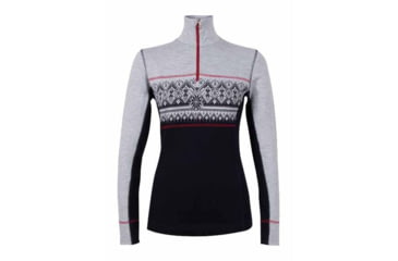 Image of Dale of Norway Rondane Sweater - Womens, Navy/White/Rasberry, Medium, 92681-C-M