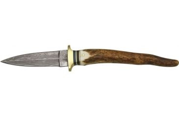 Image of Damascus Boot Fixed Knife DM1030