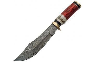 Image of Damascus Bowie w/ Steel Blade DM1065