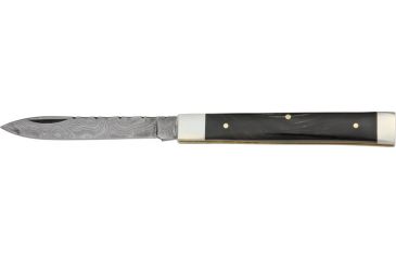 Image of Damascus Doctors Fold Knife, Horn Handle DM1005BK