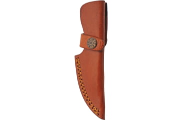 Image of Damascus Fixed Blade Brown Micarta, DM1424