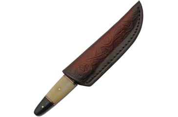 Image of Damascus Fixed Blade Buffalo/Camel