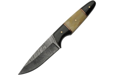 Image of Damascus Fixed Blade Buffalo/Camel