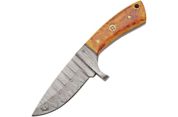 Image of Damascus Fixed Blade Burnt Bone, DM1424BO