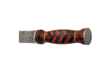 Image of Damascus Fixed Blade Red/Black