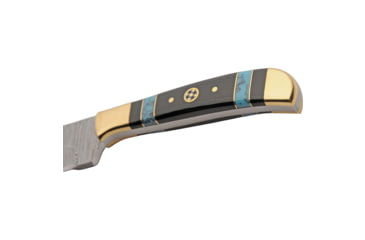 Image of Damascus Fixed Blade Turquiose, DM1428