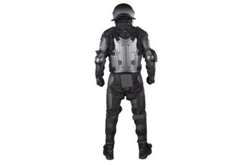 Image of Damascus FX1 Protective Gear FlexForce Modular Hard Shell Full Body Crowd Control System, Large, Black, FX1LG