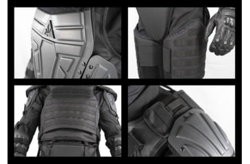 Image of Damascus Protective Gear Phenom6 PX6 Tactical Riot Suit, Black, Extra Large, PX6 -XL